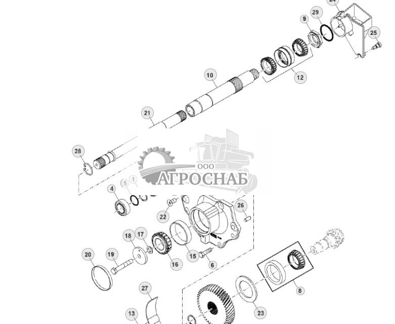 Привод цилиндрической прямозубой шестерни, 1500-MFWD - ST153083 524.jpg
